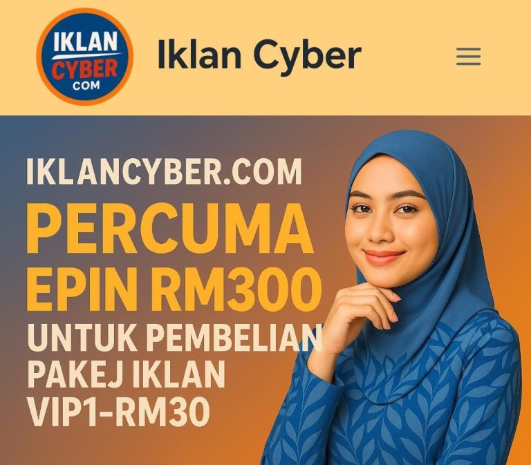 PERCUME EPIN RM300 masa Pembelian Pakej Iklan